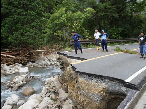 2011年9月台風12号による災害