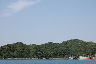 宇久井湾 石油のタンカー