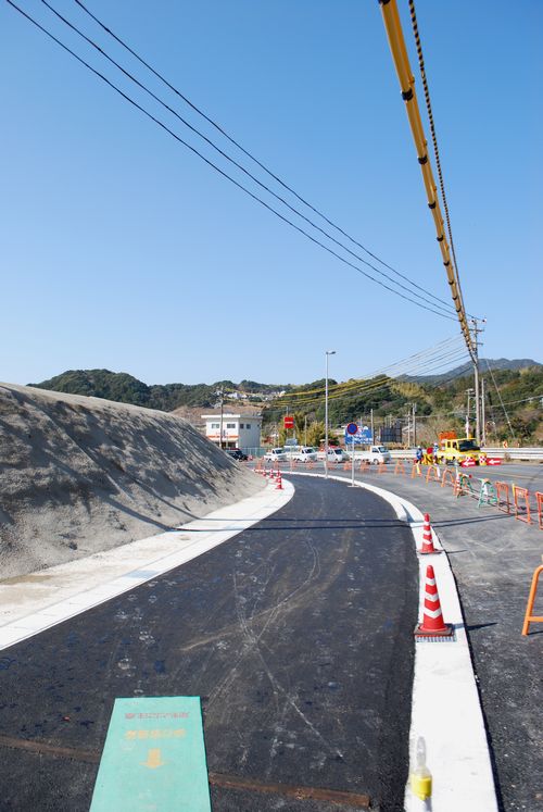 国道42号宇久井地区歩道整備工事