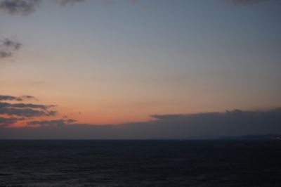 白浜の夕焼け