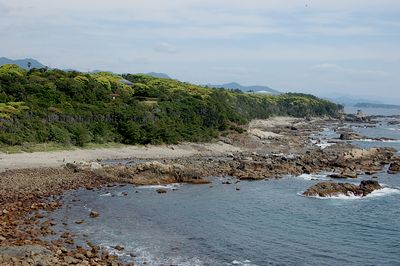 太地町灯台からの海