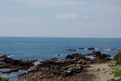 太地町の岬からの海