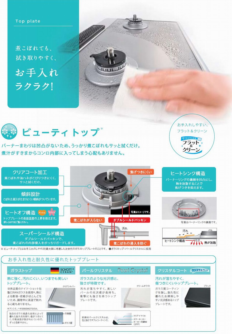 001-0489000 リンナイ Rinnai トッププレート＜ガラス＞ 通販