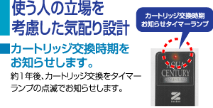 使う人の立場を考慮した気配り設計