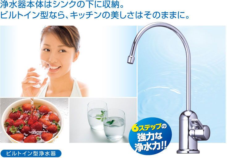 【新品！未使用！】ゼンケン　ビルトイン浄水器　アクアホーム（専用水栓）